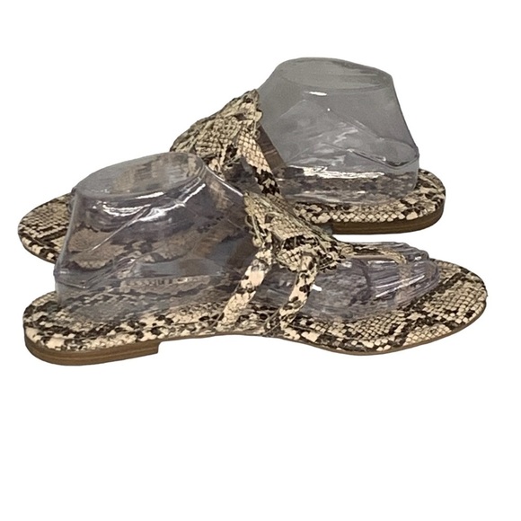 Circus by Samuel Edelman Cherri women’s snake print sandals. Size 10 - Picture 5 of 13